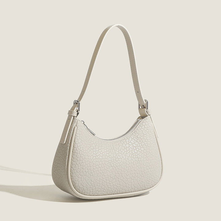 Damen Umhängetasche mit strukturiertem Kunstleder und elegantem Reißverschluss Nord Taschen