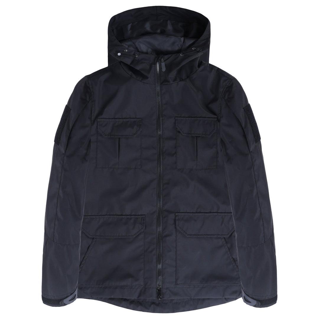 Men's  technical hooded field jacket with multi-flap utility pockets Nord Taschen