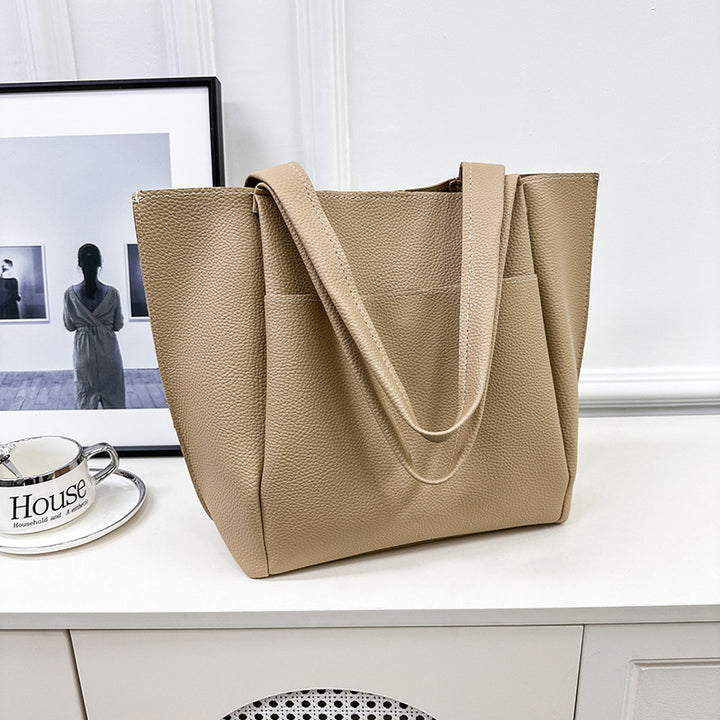 Damen elegante Tragetasche mit strukturiertem Kunstleder Nord Taschen