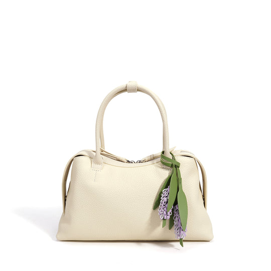 Damen moderne Handtasche mit einzigartigem Blumenanhänger Nord Taschen