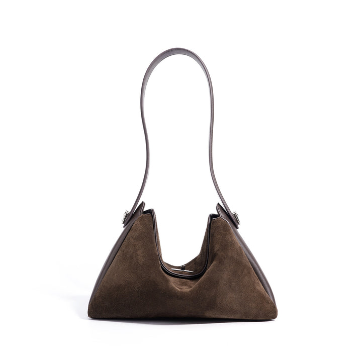 Damen Schultertasche aus weichem Wildleder Nord Taschen