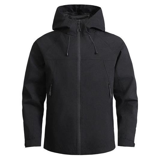 Herren Atmungsaktive Softshelljacke mit Zwei-Wege-Reißverschluss, verstellbarer Kapuze und wasserabweisender Oberfläche Nord Taschen
