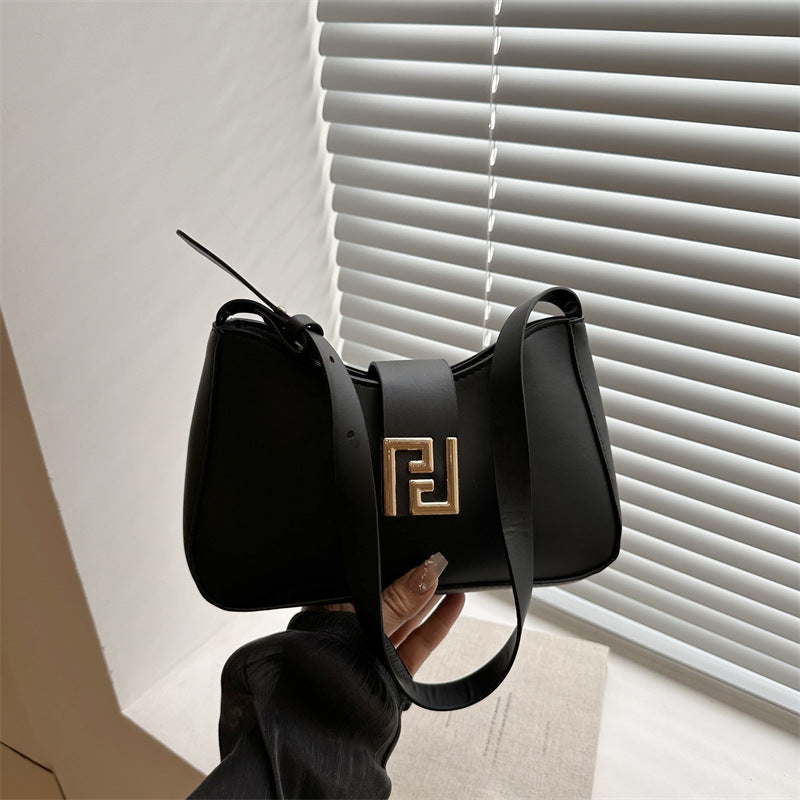 Damen modische Schultertasche mit elegantem Verschluss Nord Taschen