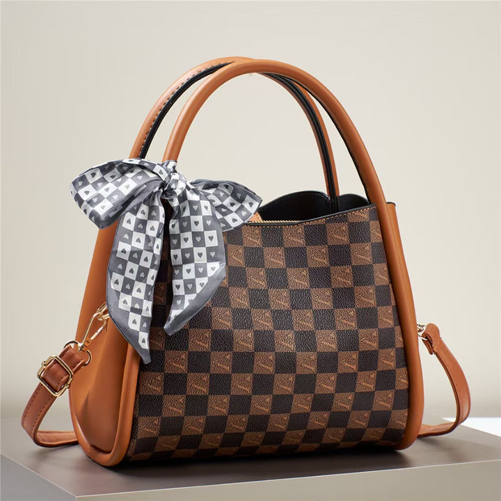 Damen elegante Handtasche mit verspieltem Schleifenakzent Nord Taschen