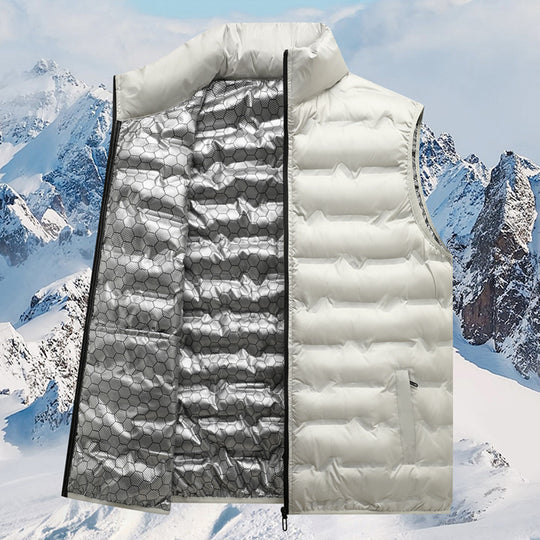 Herren Thermo-Steppweste mit reflektierendem Innenfutter und Stehkragen Nord Taschen
