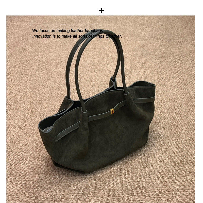 Damen hochwertige Wildleder Shopper-Tasche Nord Taschen