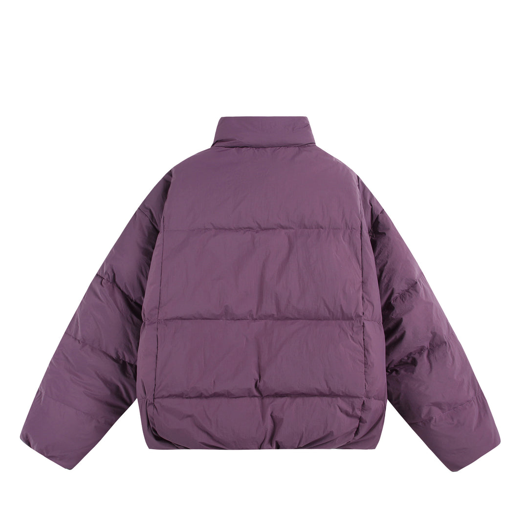 Damen Oversize Steppjacke mit hohem Plüschkragen und Windschutzleiste Nord Taschen