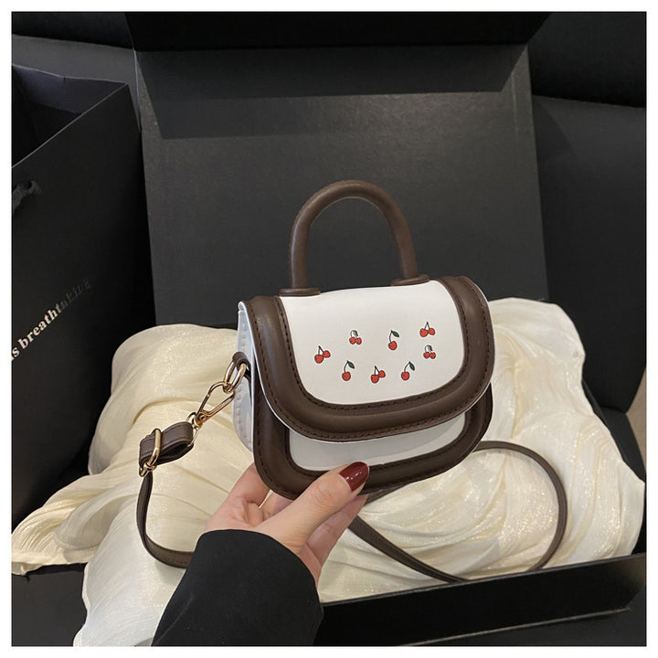 Damen Mini-Handtasche mit verspieltem Kirschmotiv Nord Taschen