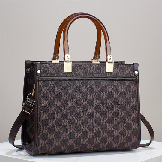 Damen Umhängetasche mit elegantem Muster und praktischen Fächern Nord Taschen