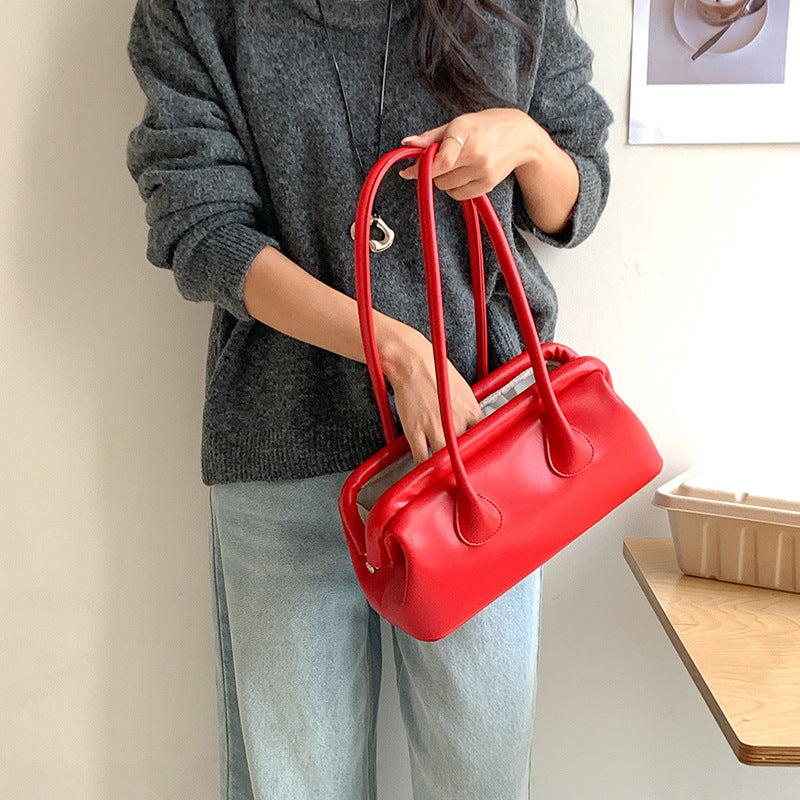 Damen Statement-Handtasche mit eleganter Silhouette und feiner Lederverarbeitung Nord Taschen