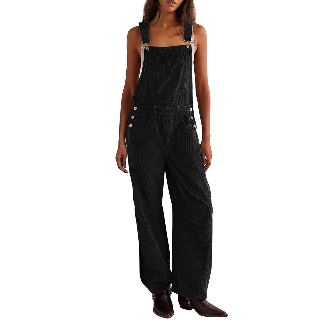Damen Latzhose Cord weit geschnitten - Vittorelli