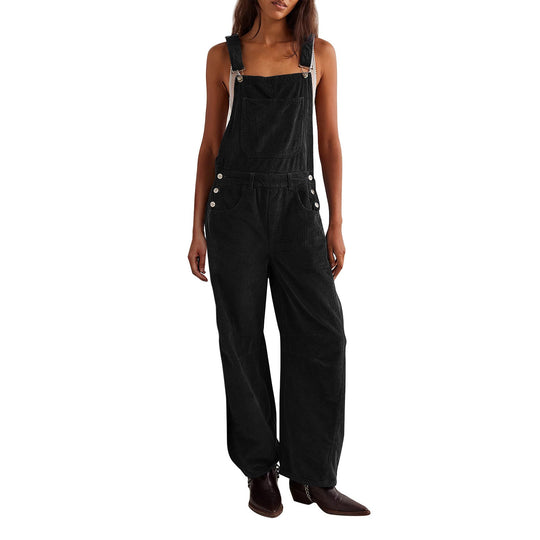 Damen Latzhose Cord weit geschnitten - Vittorelli