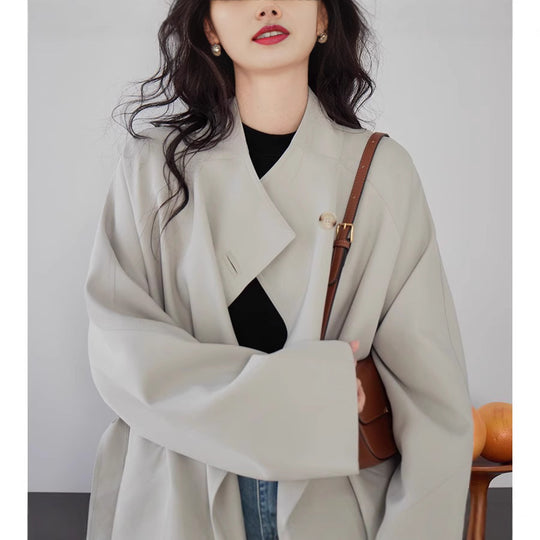 Damen Weit geschnittene Jacke mit modernen Details Nord Taschen