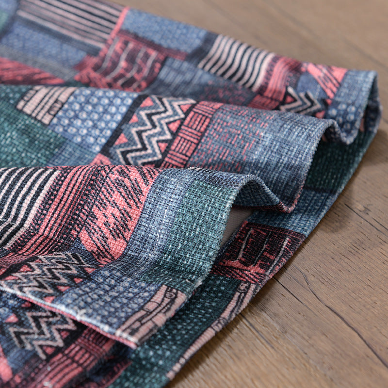 Herren Overshirt im Patchwork-Look mit aufgesetzten Brusttaschen Nord Taschen