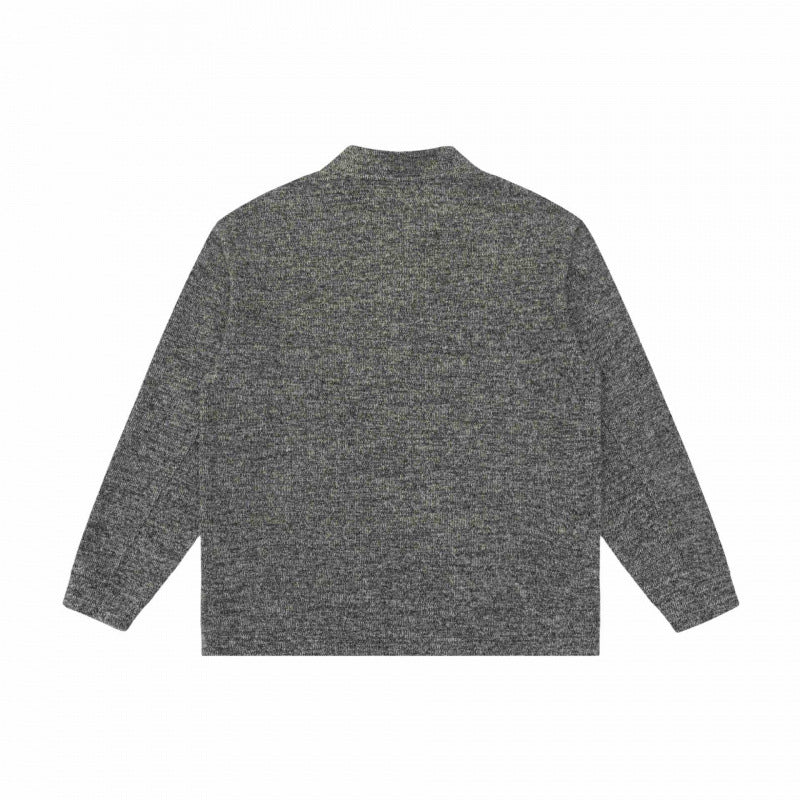 Unisex Feinstruktur-Henley-Strickpullover mit Raglanärmeln und Relaxed-Schnitt Nord Taschen