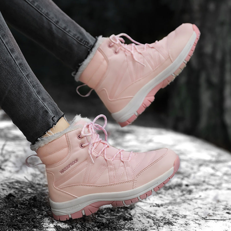 Damen Wasserfeste Winterstiefel mit isolierendem Futter und rutschfester Sohle Nord Taschen