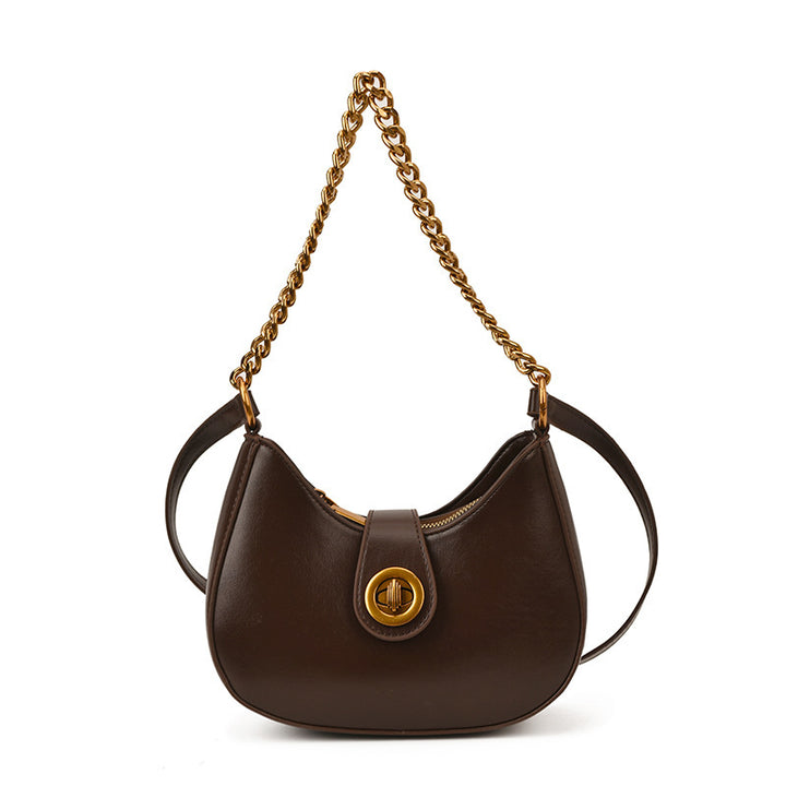 Damen Hobo-Tasche mit eleganter Kettenverzierung und hochwertigem Leder Nord Taschen