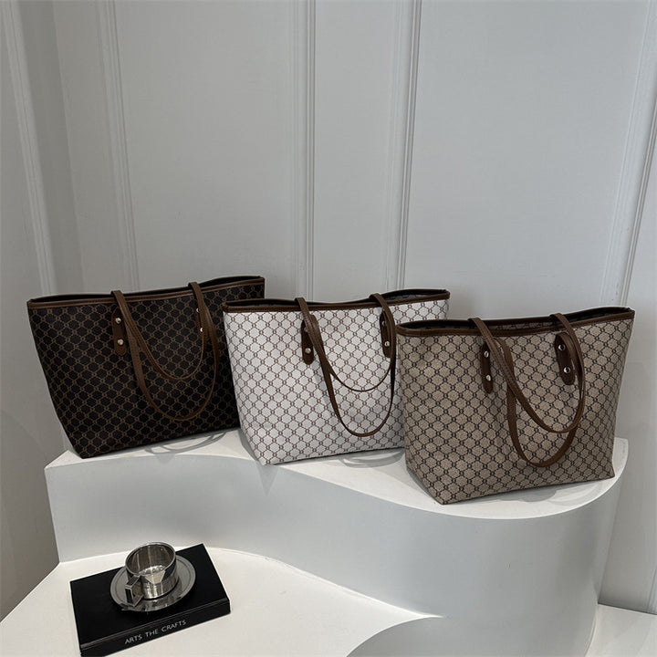 Damen elegante Tote-Tasche mit geometrischem Muster Nord Taschen