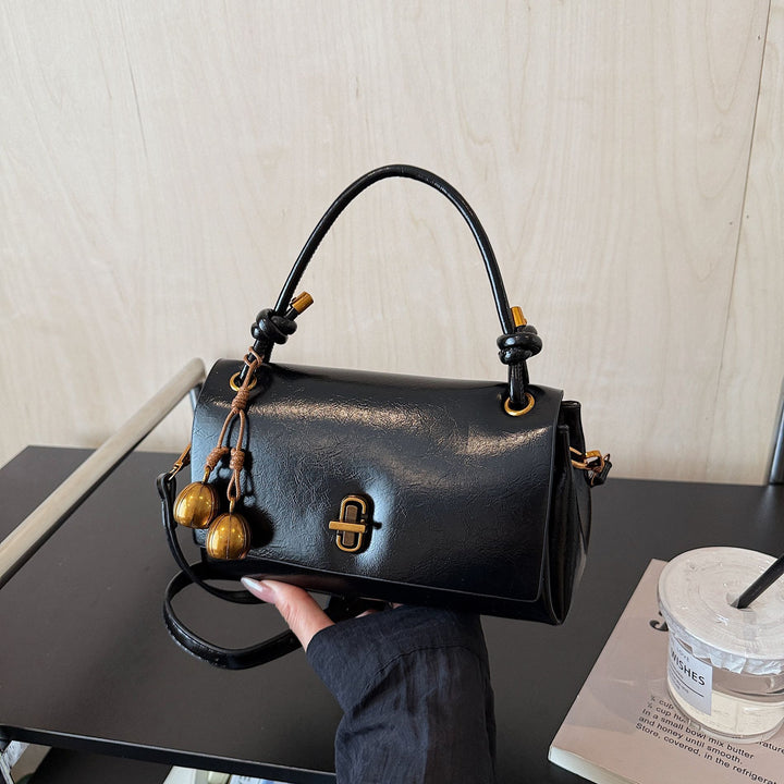Damen elegante Umhängetasche mit stylischem Tragegriff Nord Taschen