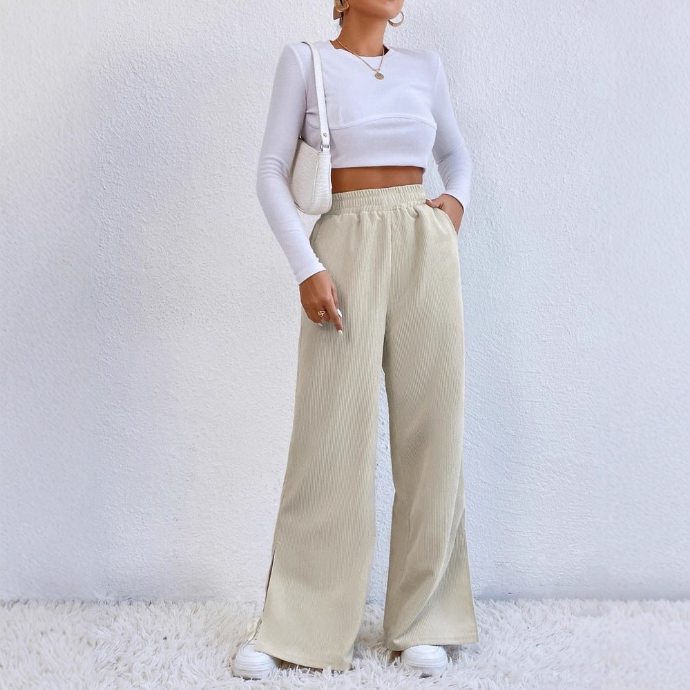 Damen Lässige und bequeme Cordhose Nord Taschen
