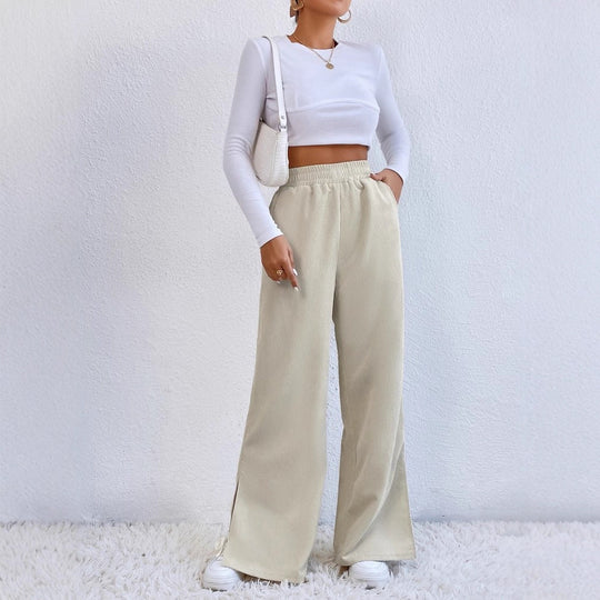 Damen Lässige und bequeme Cordhose Nord Taschen