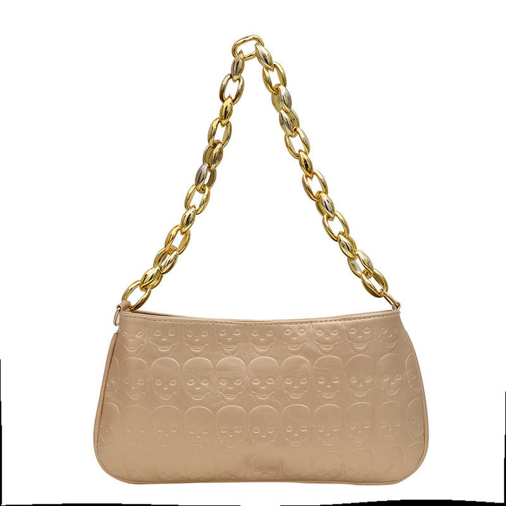 Damen Clutch-Tasche mit kunstvollem Totenkopf-Design Nord Taschen