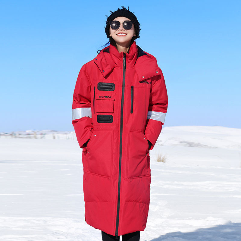 Herren Wärmender wasserdichter Winterparka mit Kapuze und reflektierenden Details Nord Taschen