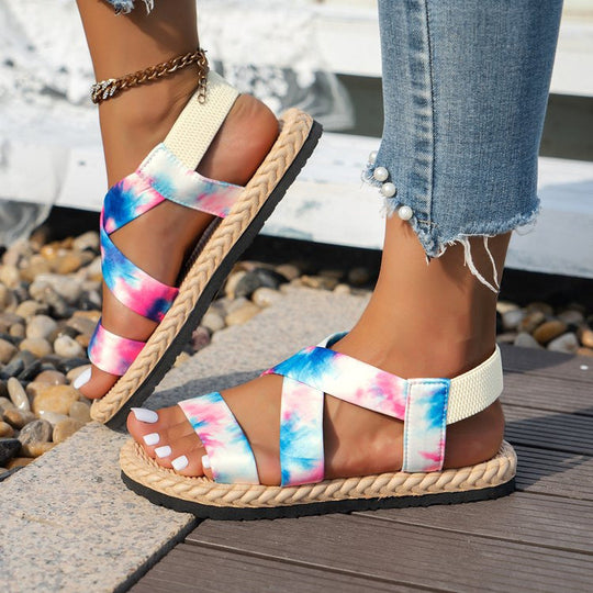 Damen Bequeme Trend-Sandalen mit verstellbaren Riemen und atmungsaktiver Sohle Nord Taschen
