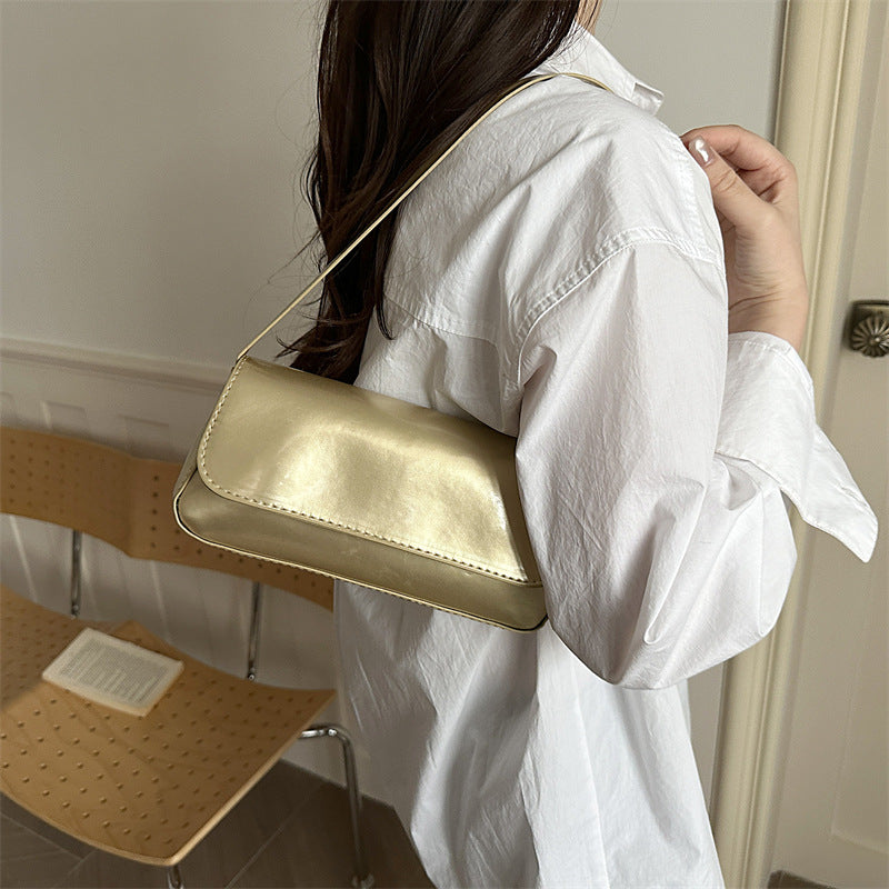 Damen elegante Lackleder Umhängetasche Nord Taschen