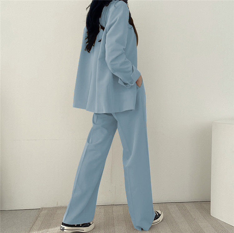 Damen Oversized Blazer mit zwei Knöpfen Nord Taschen