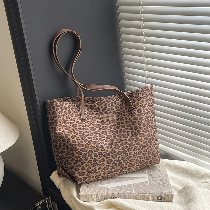 Damen modische Tragetasche mit elegantem Leopardenmuster Nord Taschen