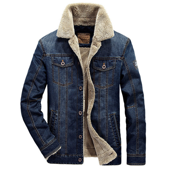 Herren Denimjacke mit Teddyfutter Nord Taschen