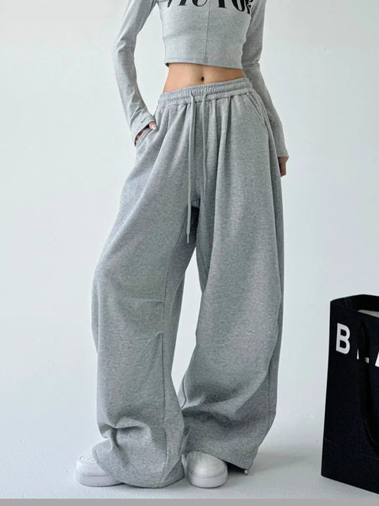 Damen Bequeme und lässige weite Jogginghose