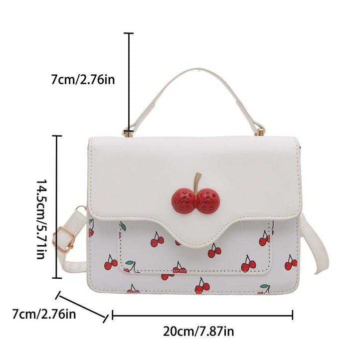 Damen verspielte Umhängetasche mit elegantem Kirschenmotiv Nord Taschen