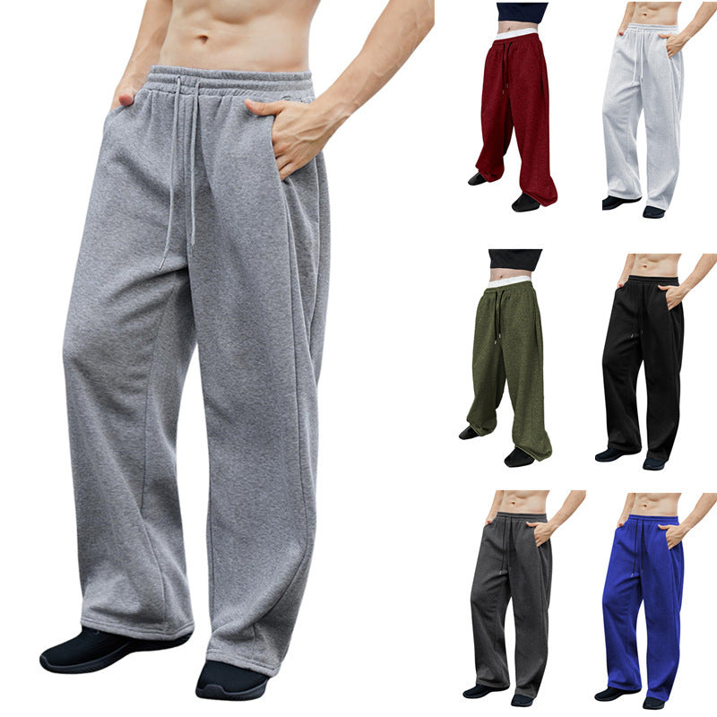 Unisex nan weite Sweatpants mit elastischem Bund, breitem Bein, Kordelzug und verdeckten Seitentaschen Nord Taschen