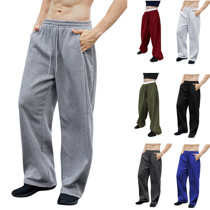 Unisex nan weite Sweatpants mit elastischem Bund, breitem Bein, Kordelzug und verdeckten Seitentaschen Nord Taschen