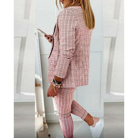 Damen Blazer und Hose Set