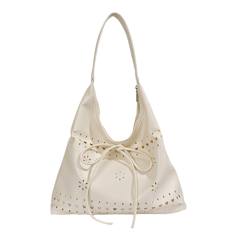Damen Hobo-Tasche aus weichem Leder mit verzierten Details Nord Taschen