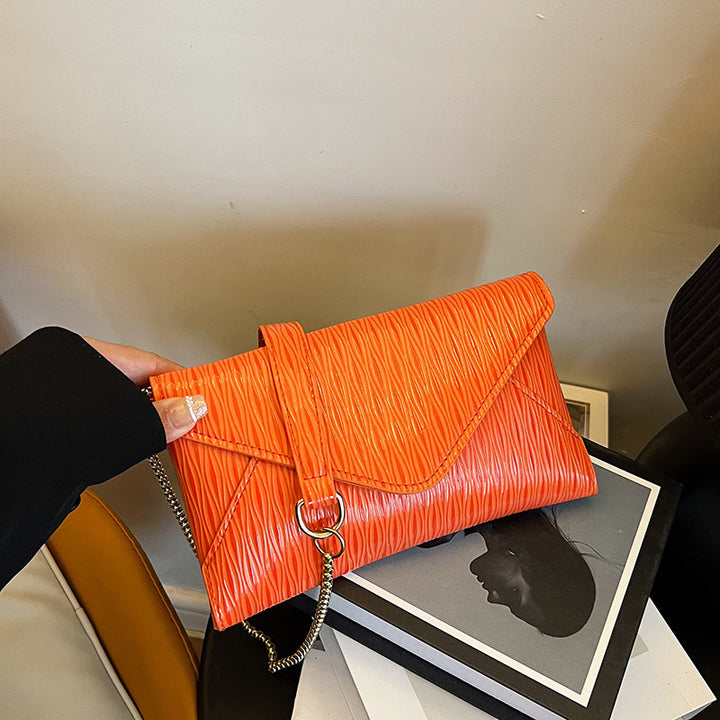 Damen elegante Clutch mit strukturiertem Design Nord Taschen