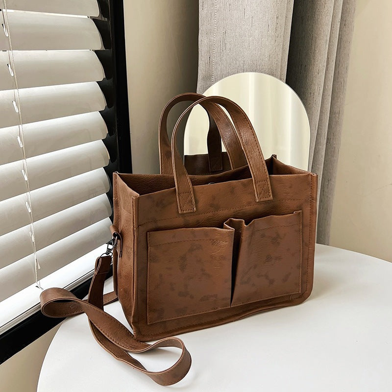 Damen modische Handtasche mit praktischen Fächern Nord Taschen