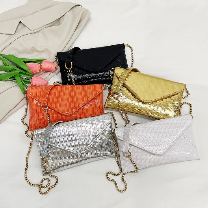 Damen elegante Clutch mit strukturiertem Design Nord Taschen