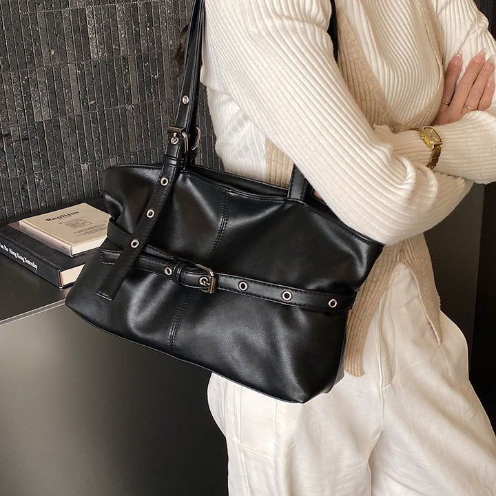 Damen elegante Hobo-Tasche mit schickem Gürtelakzent Nord Taschen