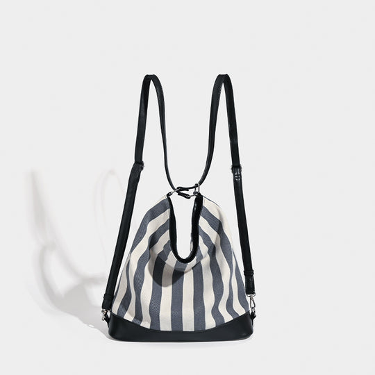 Damen Hobo-Tasche mit modernem Streifenmuster und vielseitigem Innenraum Nord Taschen