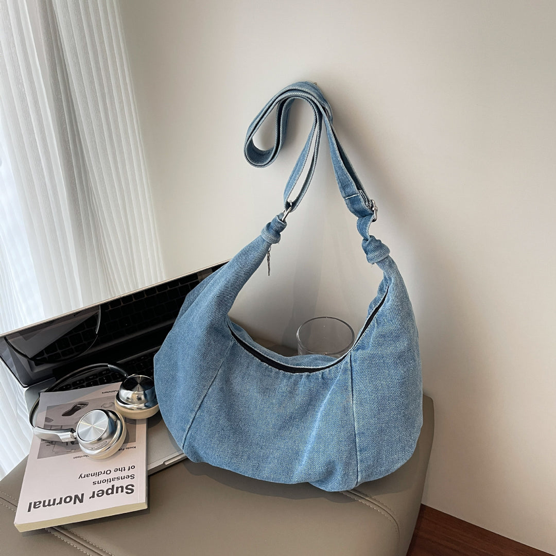 Damen Schultertasche aus hochwertigem Baumwollmaterial mit verstellbarem Tragegurt Nord Taschen