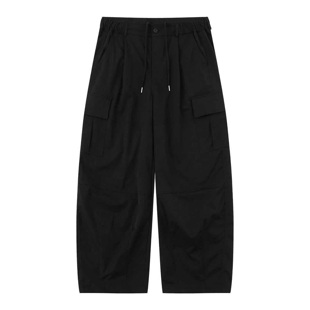 Herren Cargo-Caprihose mit elastischem Bund, Tunnelzug und Utility‑Taschen Nord Taschen