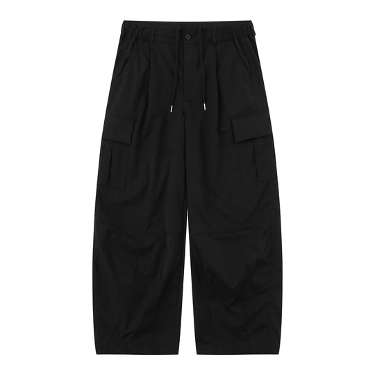 Herren Cargo-Caprihose mit elastischem Bund, Tunnelzug und Utility‑Taschen Nord Taschen