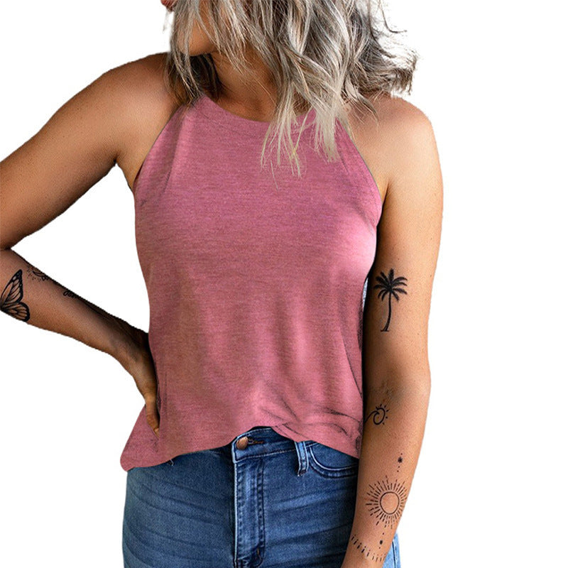Damen Ärmeloses Sporttop mit lässigem Schnitt und feuchtigkeitsableitender Funktion