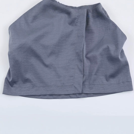 Damen Kimono‑Wickeljacke mit Taillengürtel, weitem Ärmel und asymmetrischen aufgesetzten Taschen Nord Taschen