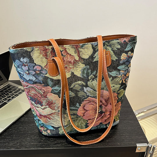 Damen florale Shopper-Tasche Nord Taschen