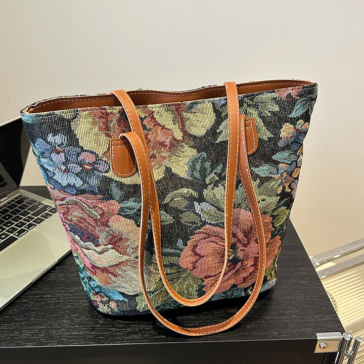 Damen florale Shopper-Tasche Nord Taschen